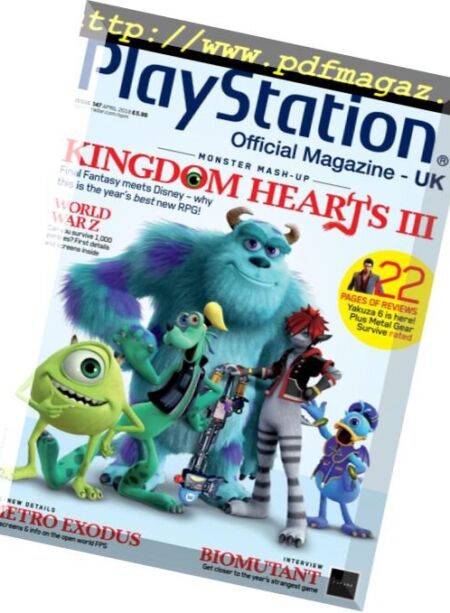 PlayStation Official Magazine UK – May 2018 Cover
