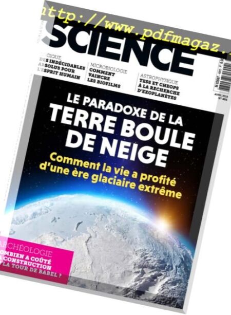 Pour la Science – avril 2018 Cover