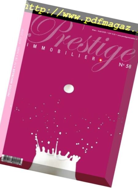 Prestige Immobilier – Mars-Aout 2018 Cover