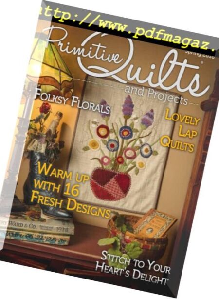 Primitive Quilts and Projects – March 2018 Cover