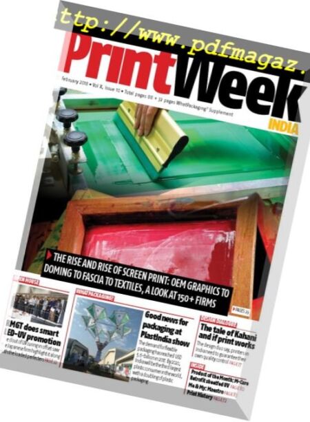 PrintWeek India – February 2018 Cover