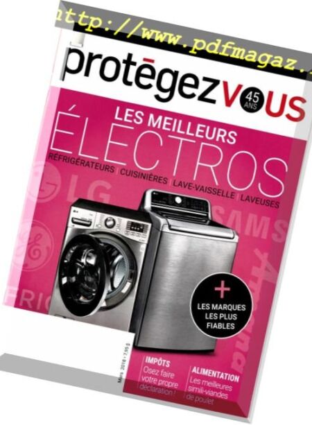 Protegez-Vous – Mars 2018 Cover