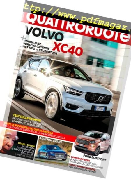 Quattroruote Italia – marzo 2018 Cover