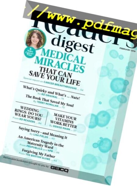 Reader’s Digest USA – March 2018 Cover