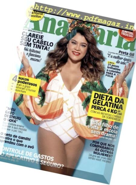 Revista Ana Maria Brazil – 12 Fevereiro 2018 Cover