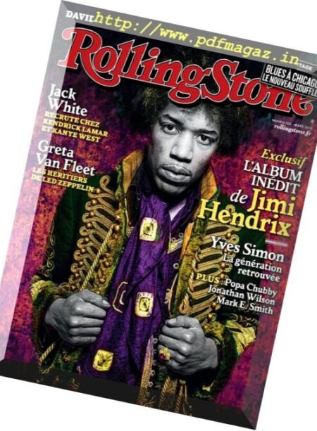 Rolling Stone France – mars 2018 Cover