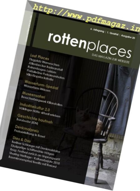 Rottenplaces Magazin – N 1, 2018 Cover
