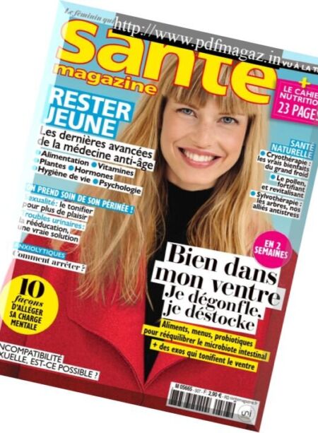 Sante Magazine – mars 2018 Cover