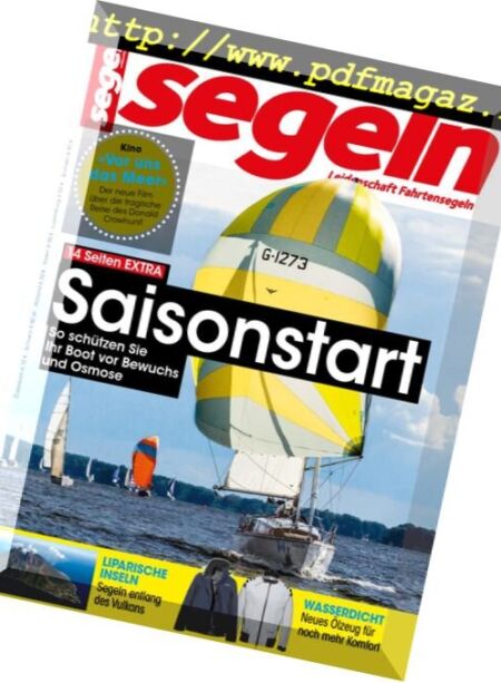 Segeln – April 2018 Cover