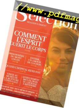 Selection du Reader’s Digest Canada – avril 2018