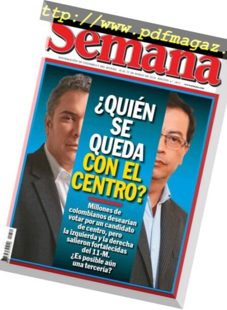 Semana Colombia – 18 marzo 2018 Cover