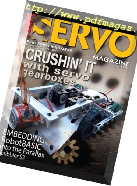 Servo Magazine – March 2018 Cover