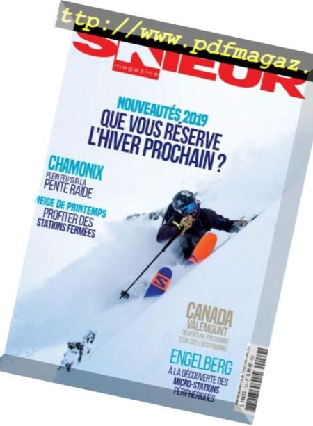 Skieur Magazine – mars 2018 Cover