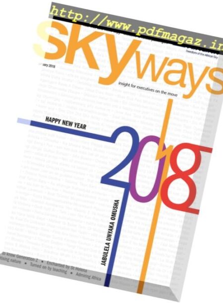 Skyways – December 2017 Cover