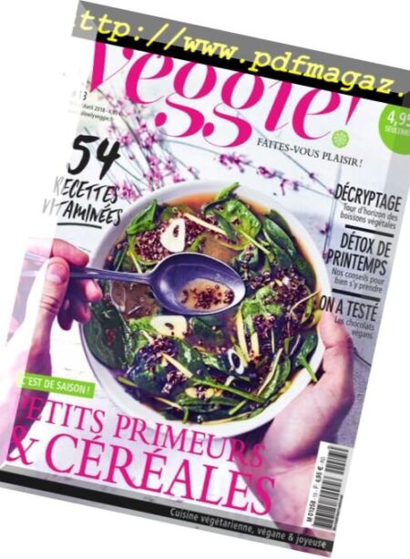 Slowly Veggie France – Mars-Avril 2018 Cover
