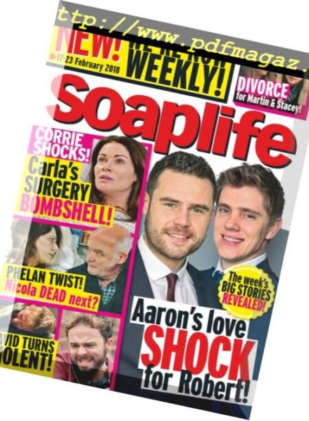 Soaplife – 17 February 2018 Cover