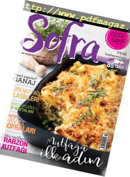 Sofra – Mart 2018 Cover