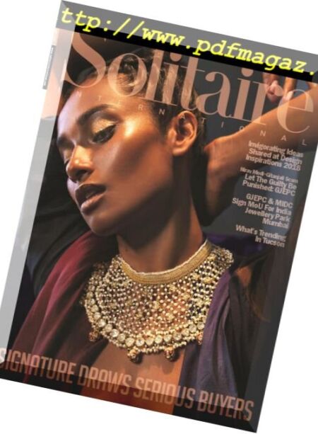 Solitaire International – March 2018 Cover