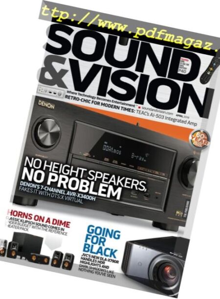 Sound & Vision – April 2018 Cover