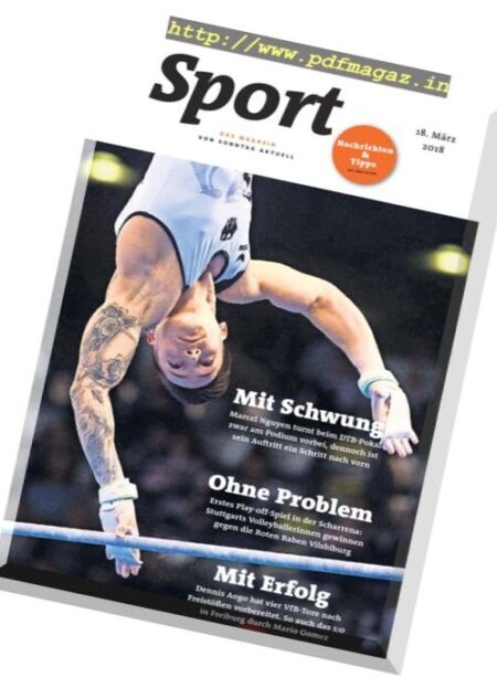 Sport Magazin – 18 Marz 2018 Cover