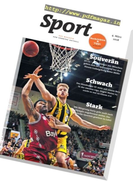 Sport Magazin – 4 Marz 2018 Cover