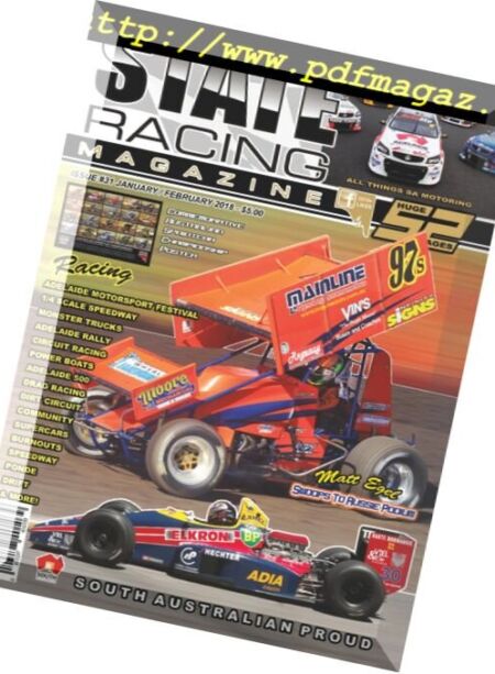 State Racing Magazine – March 2018 Cover