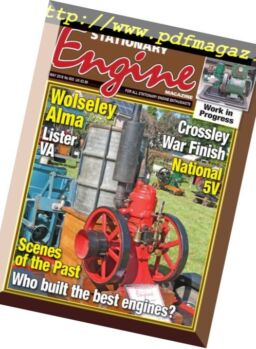 Stationary Engine – May 2018