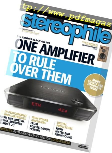 Stereophile – April 2018 Cover