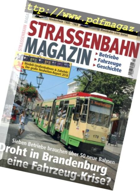 Strassenbahn Magazin – April 2018 Cover