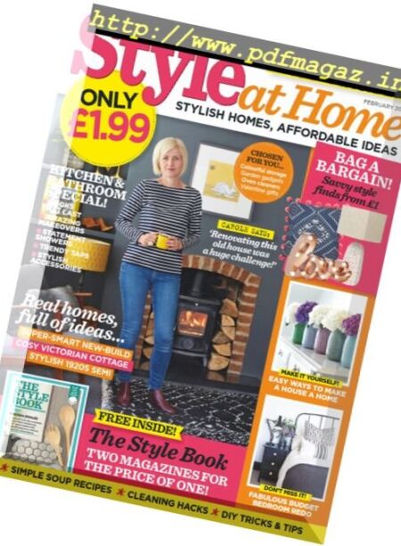 Style at Home UK – February 2018 Cover