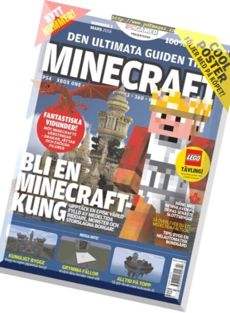 Svenska PC Gamer – Den ultimata guiden till Minecraft – Mars 2018 Cover