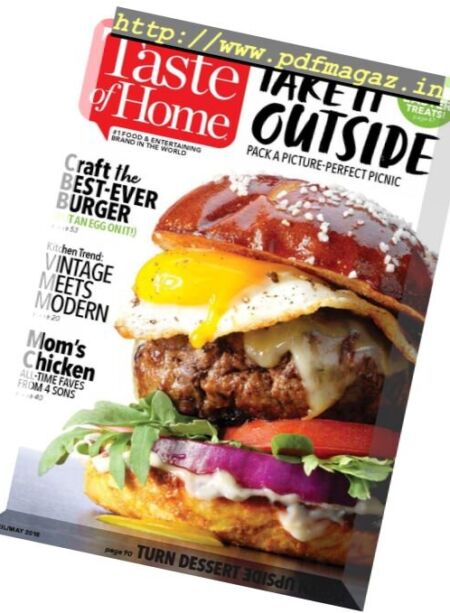 Taste of Home – April 2018 Cover