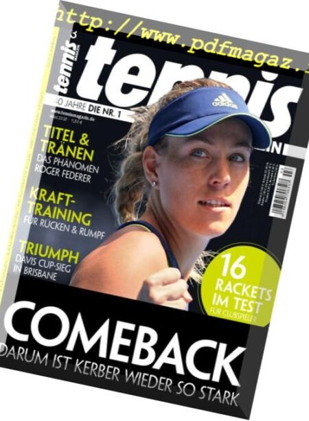 Tennis Magazin – Marz 2018 Cover