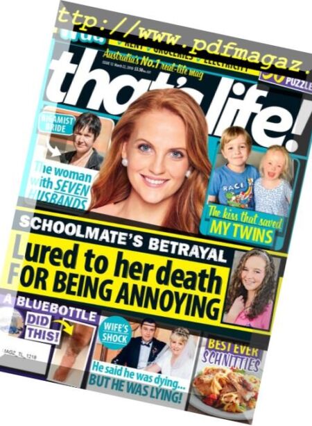 That’s Life – 14 March 2018 Cover
