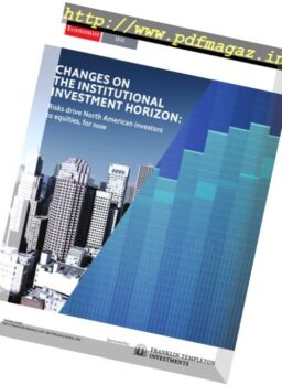 The Economist (Intelligence Unit) – Changes On The Institutional Investment Horizon 2017