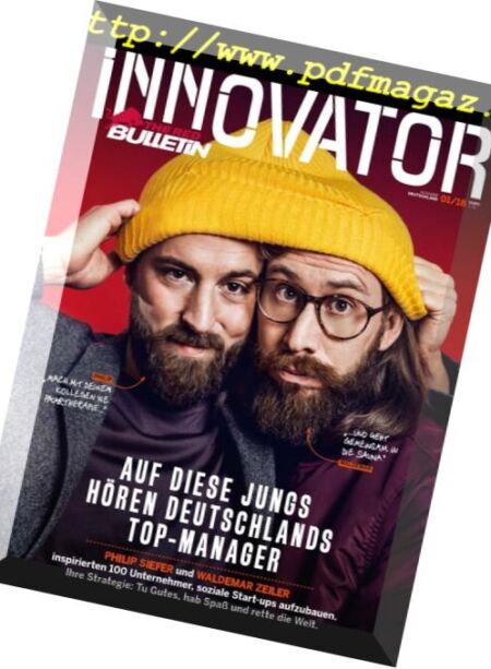 The Red Bulletin Innovator Deutschland – N 1, 2018 Cover