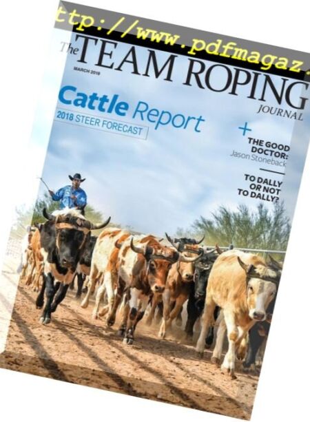 The Team Roping Journal – March 2018 Cover