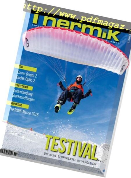 Thermik Magazin – Marz 2018 Cover