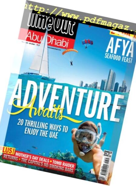 TimeOut Abu Dhabi – 14 March 2018 Cover