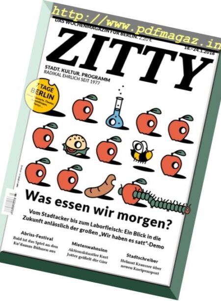tip Berlin – 17 Januar 2018 Cover