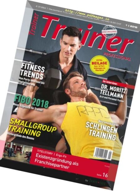 Trainer Professional – Nr.1, 2018 Cover