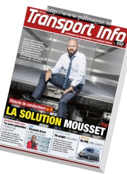Transport Info Hebdo – janvier 2018