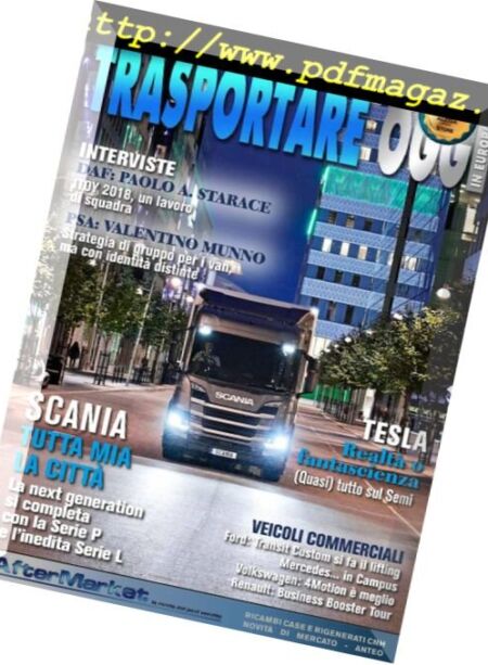 Trasportare Oggi – Febbraio-Marzo 2018 Cover