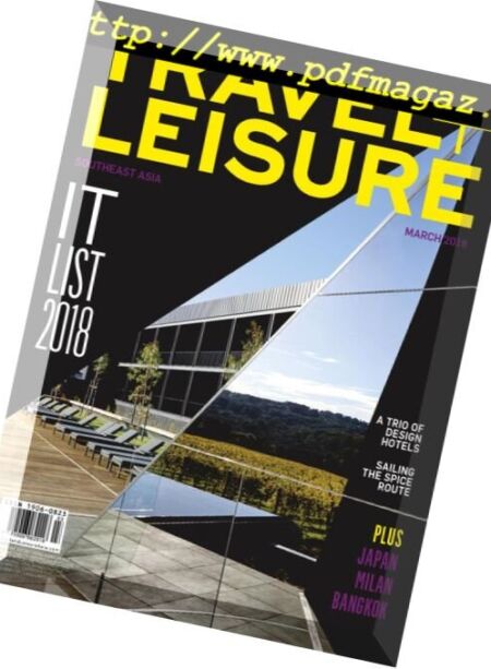 Travel+Leisure Southeast Asia – March 2018 Cover