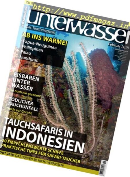 Unterwasser – Februar 2018 Cover