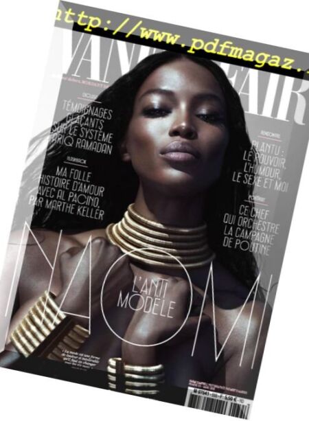 Vanity Fair France – fevrier 2018 Cover