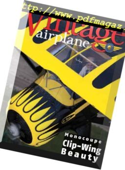 Vintage Airplane – July-August 2016