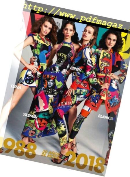Vogue Espana – abril 2018 Cover