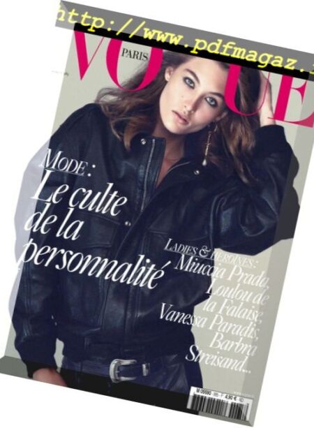 Vogue Paris – mars 2018 Cover