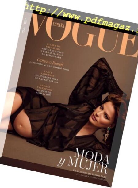 Vogue Spain – marzo 2018 Cover